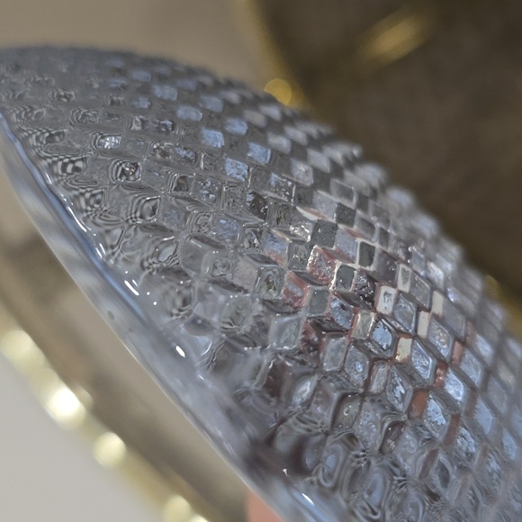 1988 Holmegaard Trigona Tapper Candle Holder Vtg. Glass - Picture 6 of 6